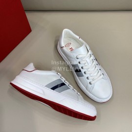 Tods New Calf Leather Lace Up Casual Sneakers For Men White