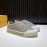 Tods Calf Leather Lace Up Leisure Sneakers For Men Gray