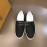 Tods Denim Woven Hemp Rope Casual Loafers For Men Black