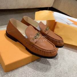 Tods Autumn Retro Calf Leather Shoes For Women Brown