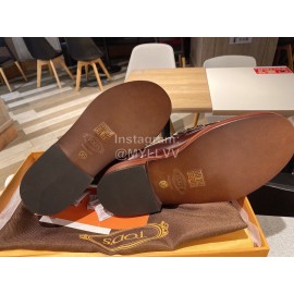 Tods Autumn Winter New Cowhide Muller Shoes For Women Wine Red