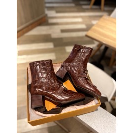 Tods Winter Calf Tassel Retro Boots For Women Brown
