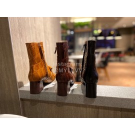 Tods Winter Calf Tassel Retro Boots For Women Brown