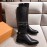 Tods Autumn Winter New Cowhide Boots For Women Black