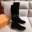 Tods Autumn Winter New Velvet Boots For Women Black