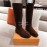 Tods Autumn Winter New Velvet Boots For Women Coffee