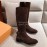 Tods Autumn Winter New Velvet Boots For Women Coffee