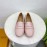Tods Simple Leather Shoes For Women Pink