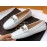 Tods Simple Leather Flat Heel Shoes For Women White