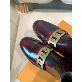 Tods Autumn Winter Calf Short Boots For Women Wine Red
