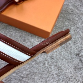 Tods Summer Fashion Flat Heel Slippers For Women Coffee