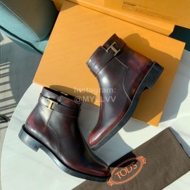 Tods Autumn Winter New Calf Short Boots For Women Brown