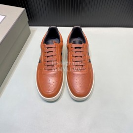 Tom Ford Calf Leather Casual Sneakers For Men Brow..