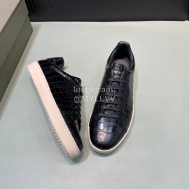 Tom Ford Crocodile Leather Casual Sneakers For Men Black