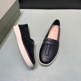 Tom Ford Litchi Grain Cowhide Casual Loafers For Men Black