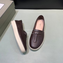 Tom Ford Litchi Grain Cowhide Casual Loafers For Men Brown