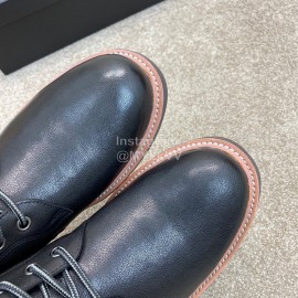 Ugg Fashion Calf Leather Warm Wool Short Boots For Men Black