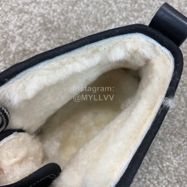 Ugg Fashion Calf Leather Warm Wool Short Boots For Men