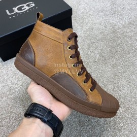 Ugg Fashion Calf Leather Shell Toe Warm Short Boots For Men