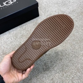 Ugg Fashion Calf Leather Shell Toe Warm Short Boots For Men