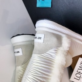 Ugg Winter Warm Wool Waterproof Boots For Women White