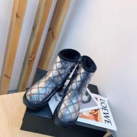 Ugg Winter Warm Wool Waterproof Boots For Women Gray