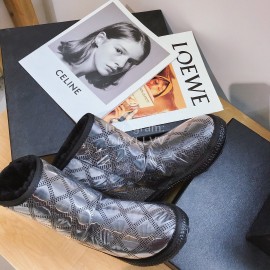 Ugg Winter Warm Wool Waterproof Boots For Women Gray