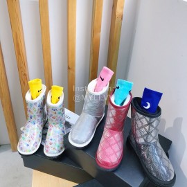 Ugg Winter Warm Wool Waterproof Boots For Women Gray