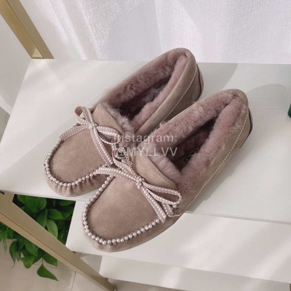 Ugg Winter Soft Wool Casual Shoes For Women Purplish Red