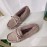Ugg Winter Soft Wool Casual Shoes For Women Purplish Red