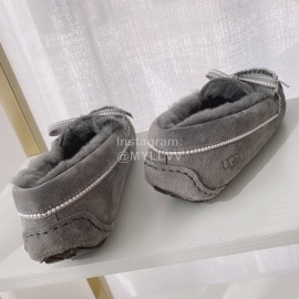 Ugg Winter Soft Wool Casual Shoes For Women Gray