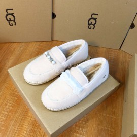 Ugg Winter New Soft Wool Pearl Casual Shoes For Women Beige