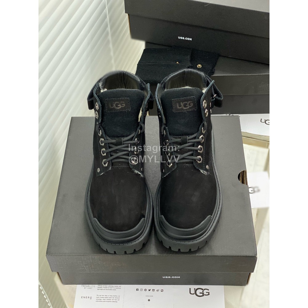 Ugg Winter Fashion Warm Martin Boots For Women Black