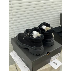 Ugg Winter Fashion Warm Martin Boots For Women Black