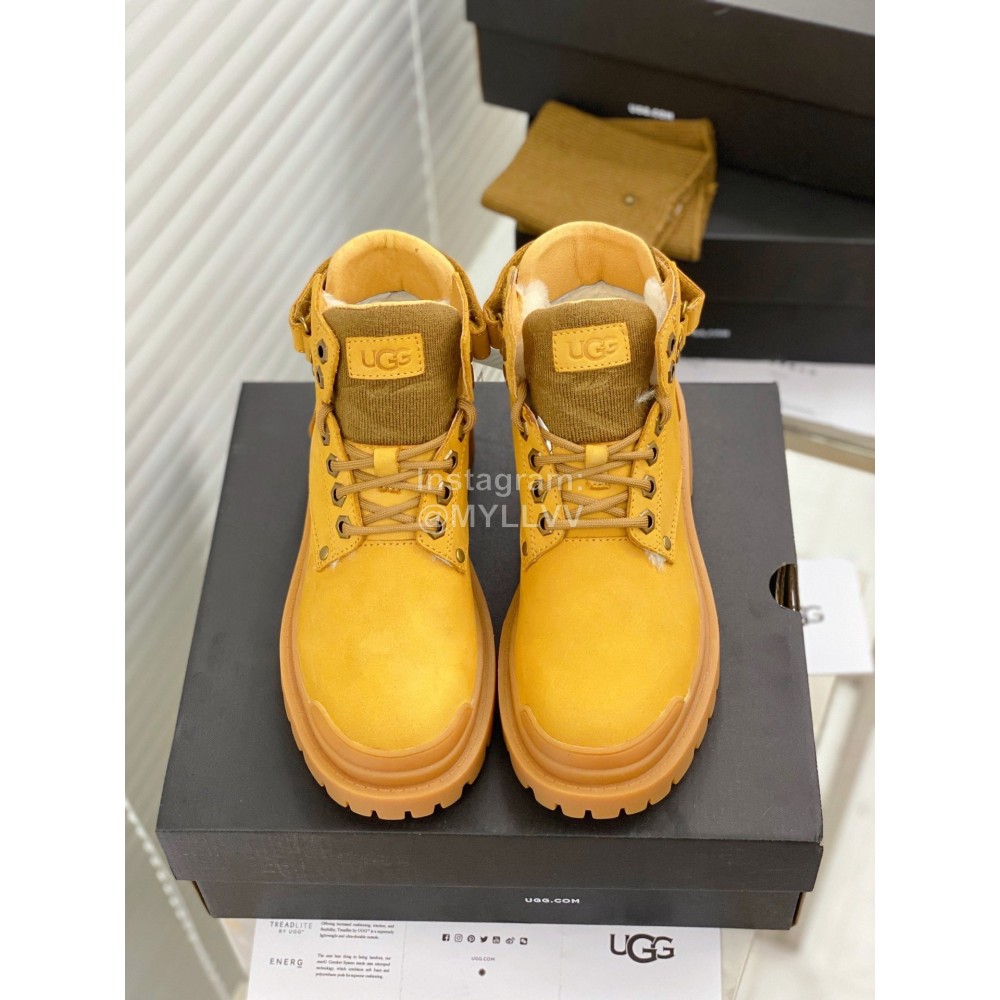 Ugg Winter Fashion Warm Martin Boots For Women Brown