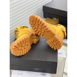 Ugg Winter Fashion Warm Martin Boots For Women Brown