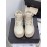 Ugg Winter Fashion Warm Martin Boots For Women Beige