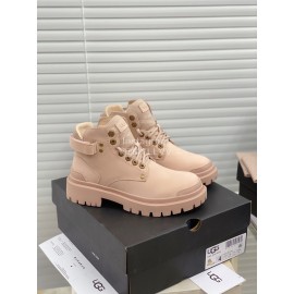 Ugg Winter Fashion Warm Martin Boots For Women Pink