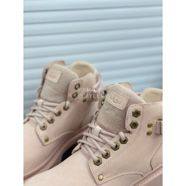 Ugg Winter Fashion Warm Martin Boots For Women Pink
