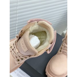Ugg Winter Fashion Warm Martin Boots For Women Pink