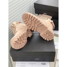 Ugg Winter Fashion Warm Martin Boots For Women Pink