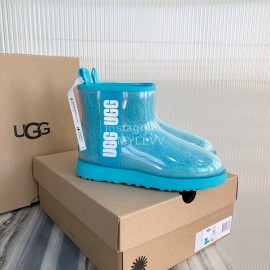 Ugg Winter Fashion Candy Color Waterproof Boots For Women Blue