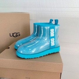 Ugg Winter Fashion Candy Color Waterproof Boots For Women Blue