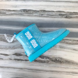 Ugg Winter Fashion Candy Color Waterproof Boots For Women Blue