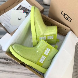 Ugg Winter Fashion Candy Color Waterproof Boots For Women Green