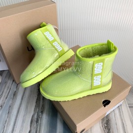 Ugg Winter Fashion Candy Color Waterproof Boots For Women Green