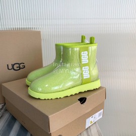 Ugg Winter Fashion Candy Color Waterproof Boots For Women Green