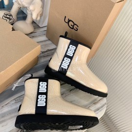 Ugg Winter Fashion Candy Color Waterproof Boots For Women Beige