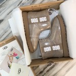 Ugg Winter Fashion Candy Color Waterproof Boots For Women Coffee