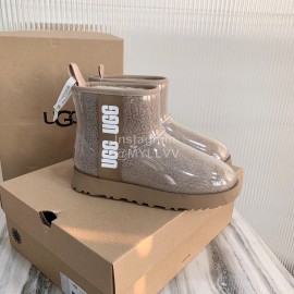 Ugg Winter Fashion Candy Color Waterproof Boots For Women Coffee